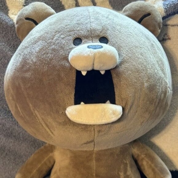 NWT Smore Brown Sitting Teddy Bear 14" Large Plush Stuffed NEW Round 1 One - Picture 1 of 4